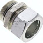 Gerade Schneidringverschr. UN 1-5/8"-12-35 L (M45x2), Stahl verzinkt