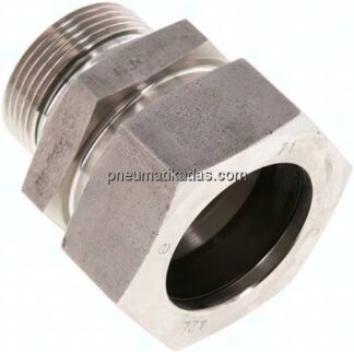 Gerade Schneidringverschr. G 1-1/4"-42 L (M52x2), 1.4571