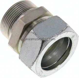 Gerade Schneidringverschr. G 1-1/2"-42 L (M52x2), Stahl verzinkt