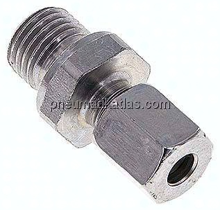 Gerade Schneidringverschr. M 14x1,5-6 L (M12x1,5), Stahl verzinkt