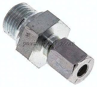 Gerade Schneidringverschr. M 16x1,5-6 L (M12x1,5), Stahl verzinkt