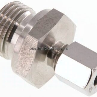 Gerade Schneidringverschr. G 1/2"-6 L (M12x1,5), 1.4571