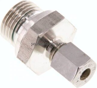 Gerade Schneidringverschr. G 1/2"-6 L (M12x1,5), Klemmring 1.4571 (NC)