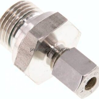 Gerade Schneidringverschr. G 1/2"-6 L (M12x1,5), Klemmring 1.4571 (NC)
