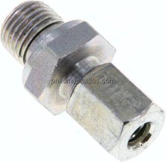 Gerade Schneidringverschr. G 1/4"-6 L (M12x1,5), Stahl verzinkt