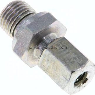 Gerade Schneidringverschr. G 1/4"-6 L (M12x1,5), Stahl verzinkt