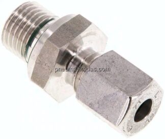 Gerade Schneidringverschr. G 1/4"-6 L (M12x1,5), 1.4571