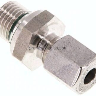 Gerade Schneidringverschr. G 1/4"-6 L (M12x1,5), 1.4571