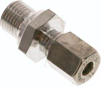 Gerade Schneidringverschr. G 1/4"-6 L (M12x1,5), Klemmring 1.4571 (NC)