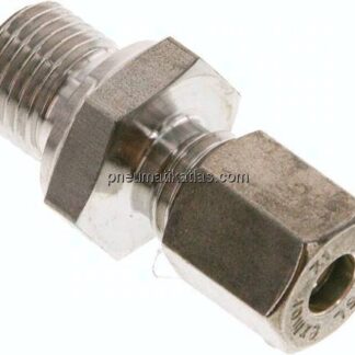 Gerade Schneidringverschr. G 1/4"-6 L (M12x1,5), Klemmring 1.4571 (NC)