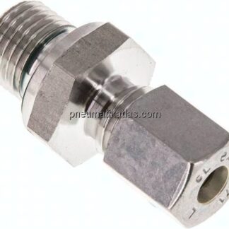Gerade Schneidringverschr. G 1/4"-6 L (M12x1,5), Klemmring 1.4571 (NC)