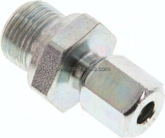 Gerade Schneidringverschr. G 3/8"-6 L (M12x1,5), Stahl verzinkt