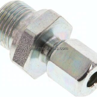 Gerade Schneidringverschr. G 3/8"-6 L (M12x1,5), Stahl verzinkt