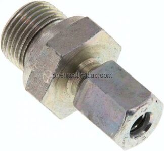 Gerade Schneidringverschr. G 3/8"-6 L (M12x1,5), Stahl verzinkt