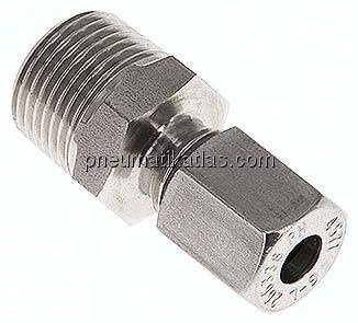 Gerade Schneidringverschr. R 3/8"-6 L (M12x1,5), 1.4571