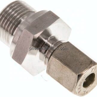 Gerade Schneidringverschr. G 3/8"-6 L (M12x1,5), Klemmring 1.4571 (NC)