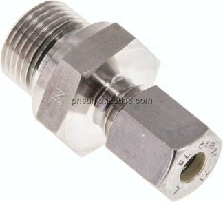 Gerade Schneidringverschr. G 3/8"-6 L (M12x1,5), Klemmring 1.4571 (NC)