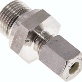 Gerade Schneidringverschr. G 3/8"-6 L (M12x1,5), Klemmring 1.4571 (NC)