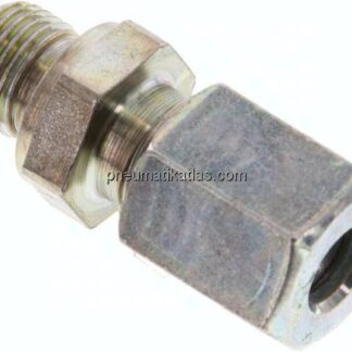 Gerade Schneidringverschr. G 1/8"-6 L (M12x1,5), Stahl verzinkt