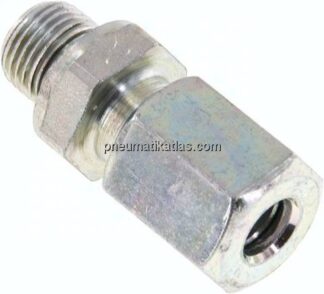 Gerade Schneidringverschr. G 1/8"-6 L (M12x1,5), Stahl verzinkt