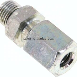 Gerade Schneidringverschr. G 1/8"-6 L (M12x1,5), Stahl verzinkt