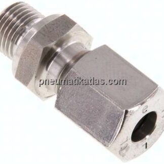 Gerade Schneidringverschr. G 1/8"-6 L (M12x1,5), 1.4571
