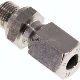 Gerade Schneidringverschr. G 1/8"-6 L (M12x1,5), 1.4571