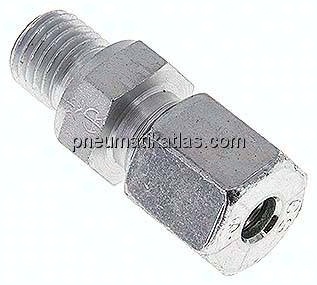 Gerade Schneidringverschr. M 12x1,5-6 S (M14x1,5), Stahl verzinkt