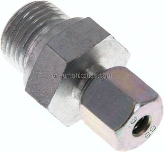 Gerade Schneidringverschr. G 1/2"-6 S (M14x1,5), Stahl verzinkt