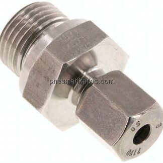 Gerade Schneidringverschr. G 1/2"-6 S (M14x1,5), 1.4571