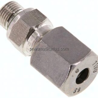 Gerade Schneidringverschr. G 1/8"-6 S (M14x1,5), 1.4571