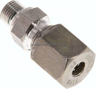 Gerade Schneidringverschr. G 1/8"-6 S (M14x1,5), Klemmring 1.4571 (NC)