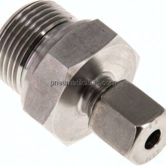 Gerade Schneidringverschr. G 3/4"-6 S (M14x1,5), 1.4571