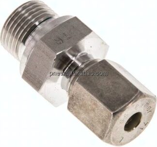 Gerade Schneidringverschr. G 3/8"-6 S (M14x1,5), Klemmring 1.4571 (NC)