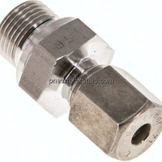 Gerade Schneidringverschr. G 3/8"-6 S (M14x1,5), Klemmring 1.4571 (NC)