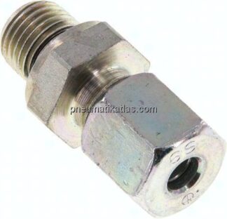 Gerade Schneidringverschr. G 1/4"-6 S (M14x1,5), Stahl verzinkt