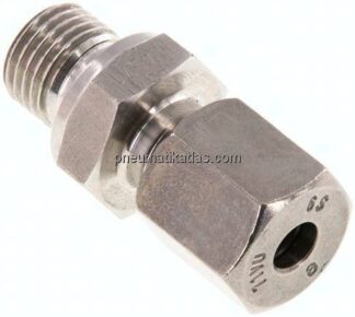 Gerade Schneidringverschr. G 1/4"-6 S (M14x1,5), 1.4571