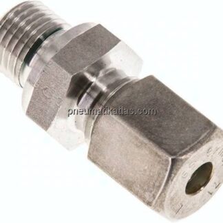 Gerade Schneidringverschr. G 1/4"-6 S (M14x1,5), Klemmring 1.4571 (NC)