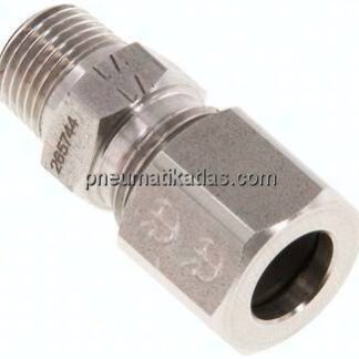 Gerade Schneidringverschr. R 1/8"-8 LL (M12x1), 1.4571