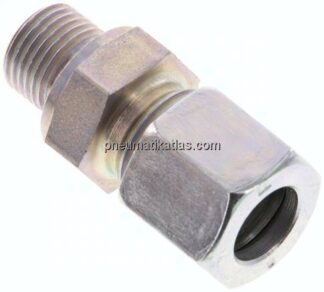 Gerade Schneidringverschr. G 1/8"-8 LL (M12x1), Stahl verzinkt