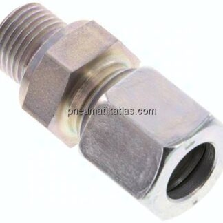 Gerade Schneidringverschr. G 1/8"-8 LL (M12x1), Stahl verzinkt