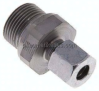 Gerade Schneidringverschr. M 22x1,5-8 L (M14x1,5), Stahl verzinkt