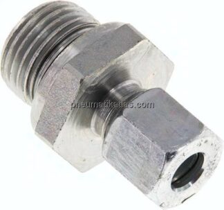Gerade Schneidringverschr. G 1/2"-8 L (M14x1,5), Stahl verzinkt