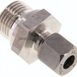 Gerade Schneidringverschr. G 1/2"-8 L (M14x1,5), 1.4571