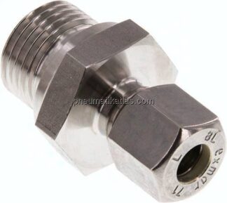 Gerade Schneidringverschr. G 1/2"-8 L (M14x1,5), Klemmring 1.4571 (NC)