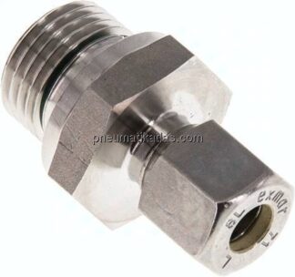Gerade Schneidringverschr. G 1/2"-8 L (M14x1,5), Klemmring 1.4571 (NC)