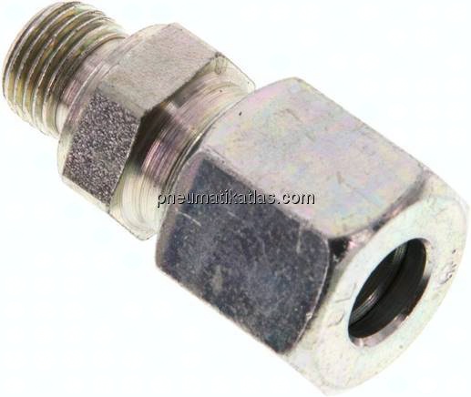 Gerade Schneidringverschr. G 1/8"-8 L (M14x1,5), Stahl verzinkt
