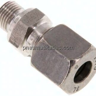 Gerade Schneidringverschr. G 1/8"-8 L (M14x1,5), 1.4571