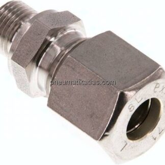 Gerade Schneidringverschr. G 1/8"-8 L (M14x1,5), Klemmring 1.4571 (NC)