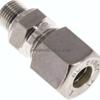 Gerade Schneidringverschr. G 1/8"-8 L (M14x1,5), Klemmring 1.4571 (NC)
